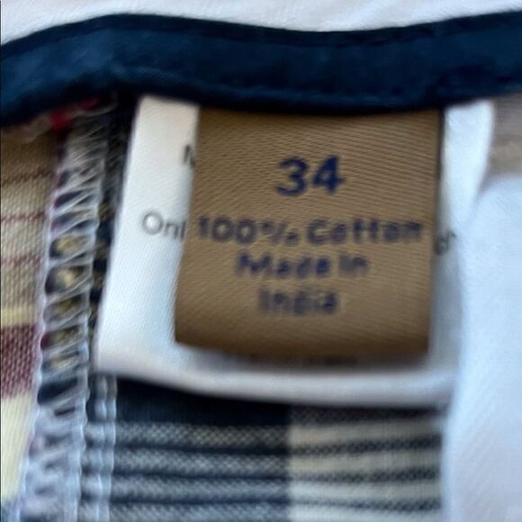 Men’s Flat Front Plaid Shorts by Blue Size 34 - Picture 9 of 10